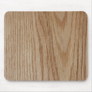 Oak Wood Grain Look Mouse Mat