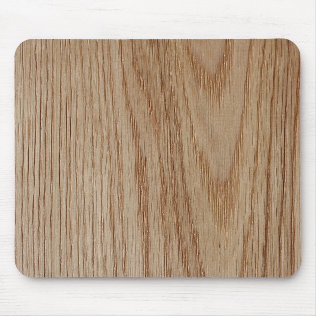 Oak Wood Grain Look Mouse Mat (Front)