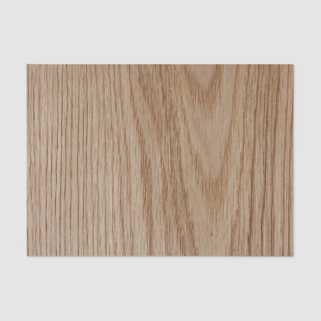 Oak Wood Grain Look Tissue Paper (Front)