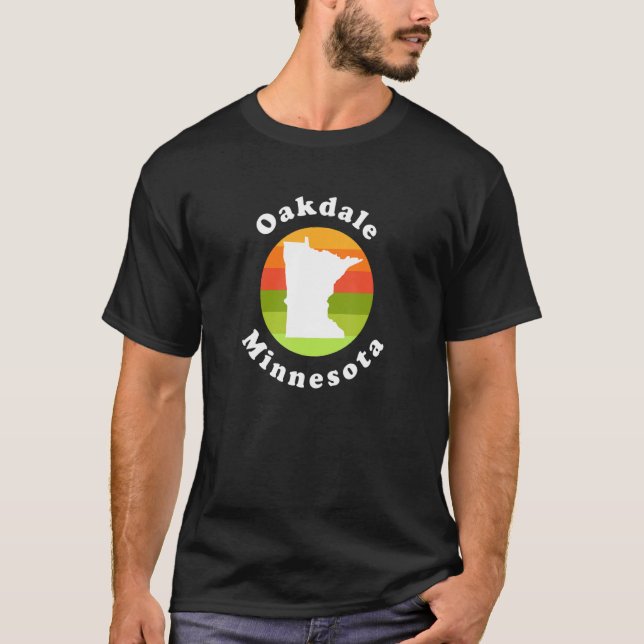 Oakdale Minnesota Outdoors Sunrise MN Souvenir T-Shirt (Front)