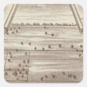 Oakdale Ranch Square Sticker