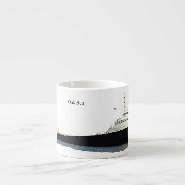 Oakglen (old) cutout espresso mug (Front)