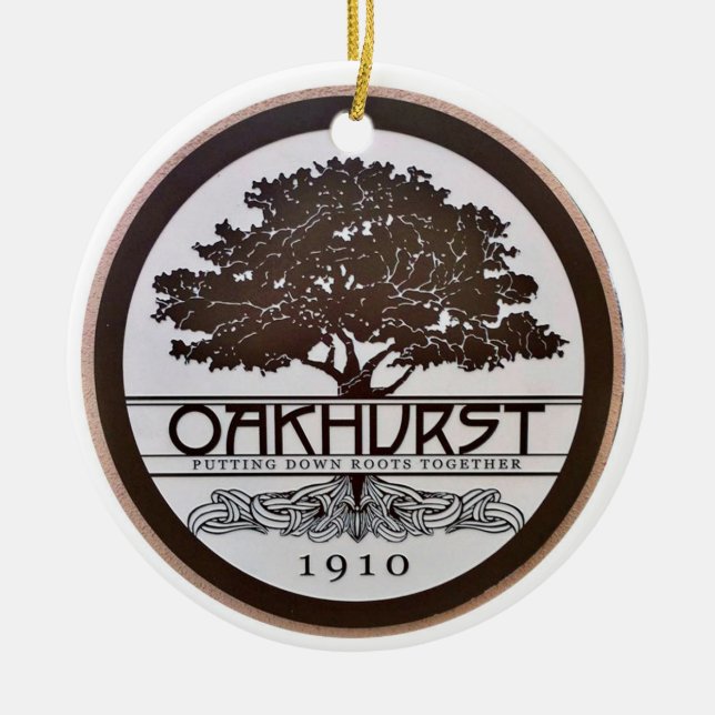 Oakhurst, Oakhurst Decatur, Oakhurst Ceramic Tree Decoration (Front)