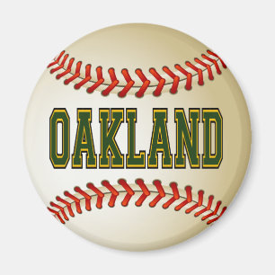 OAKLAND BASEBALL MAGNET