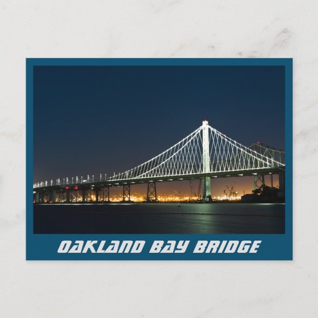 Oakland Bay Bridge Postcard (Front)