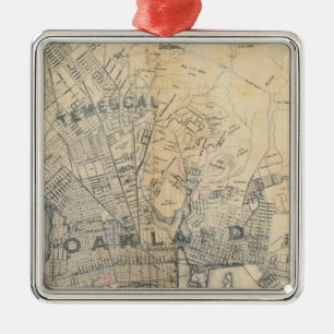 Oakland, Berkeley, Alameda Metal Tree Decoration