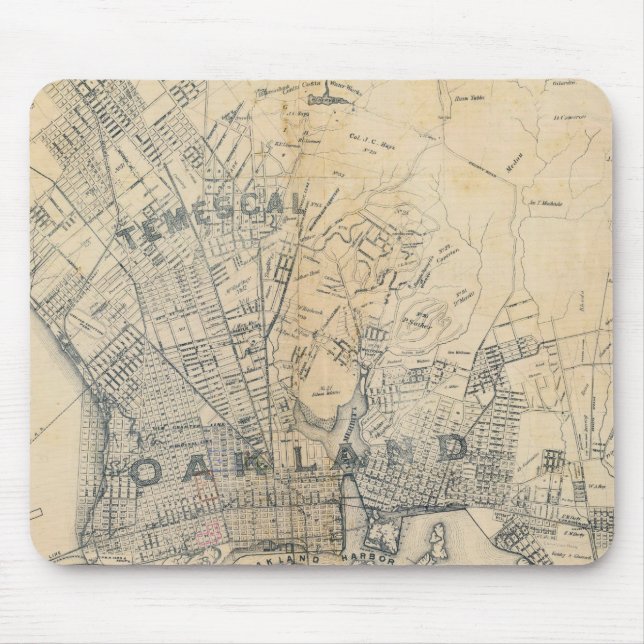 Oakland, Berkeley, Alameda Mouse Mat (Front)