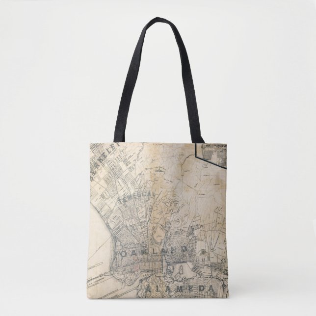 Oakland, Berkeley, Alameda Tote Bag (Front)