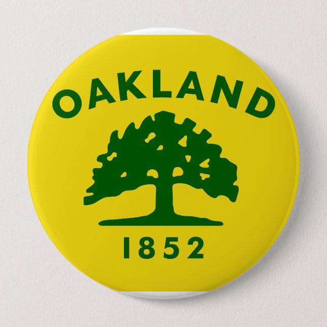 Oakland, California 10 Cm Round Badge (Front)