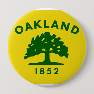 Oakland, California 10 Cm Round Badge