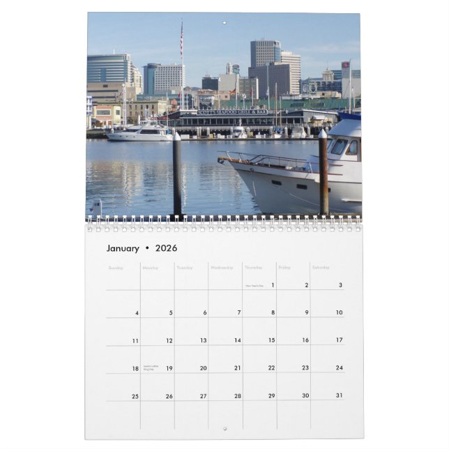 Oakland California 2014 Wall Calendar (Jan 2026)