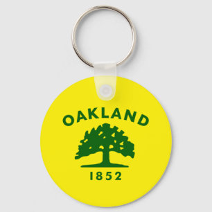 Oakland (California) City flag Keychain
