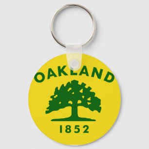 Oakland, California Flag Key Ring