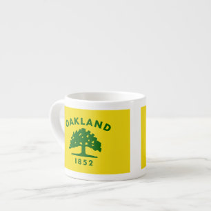 Oakland, California Flags Espresso Cup