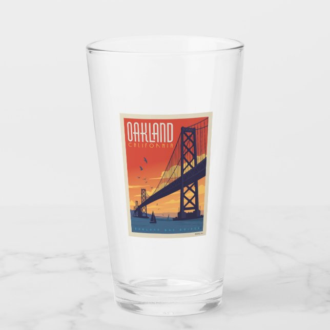 Oakland, California Glass (Front)