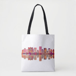 Oakland California Skyline Tote Bag