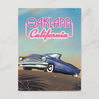 Oakland California travel poster Postcard