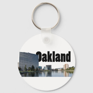 Oakland California with Oakland in the Sky Key Ring