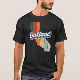 Oakland City Retro Vintage Hometown California Pre T-Shirt