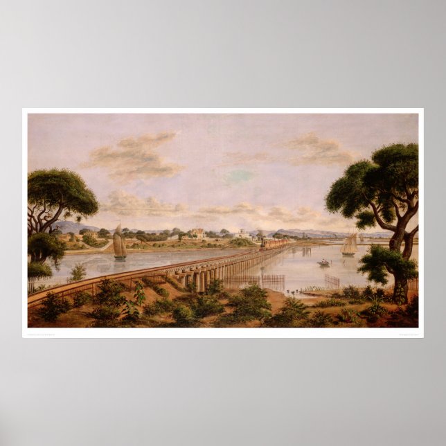 Oakland Estuary near Lake Merritt (1232A) Poster (Front)