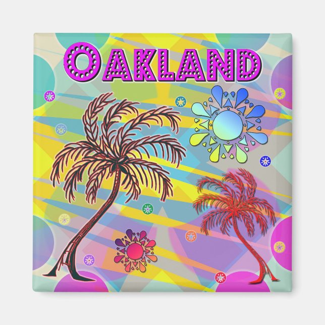 Oakland Happy and Hope Magnet (Front)