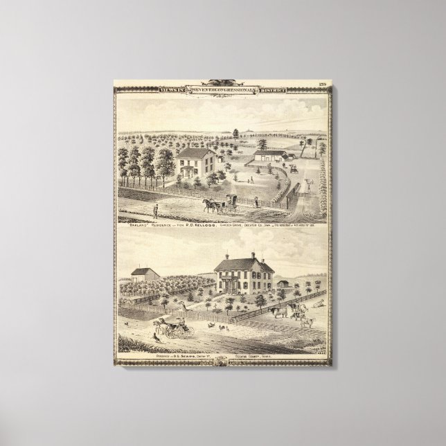 Oakland residence canvas print (Front)