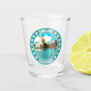 Oakland shot glass