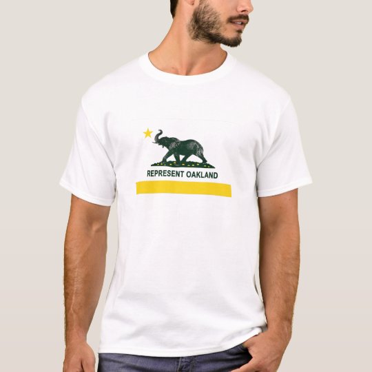 Oakland State Flag (Light) elephant 2 T-Shirt