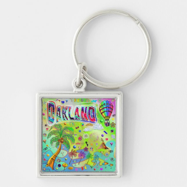 Oakland Timeless Melody Keychain (Front)