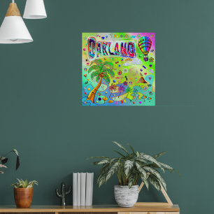 Oakland Timeless Melody Poster