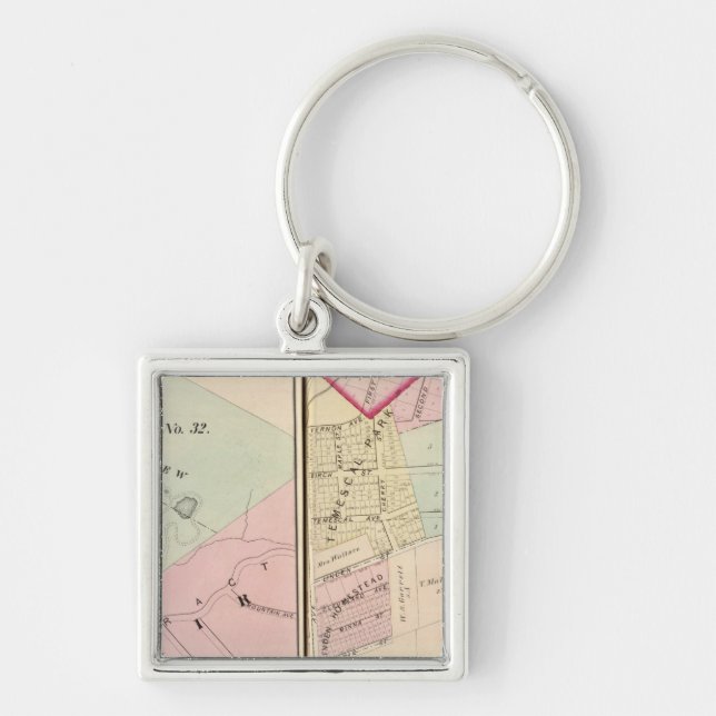 Oakland, vicinity 1112 key ring (Front)