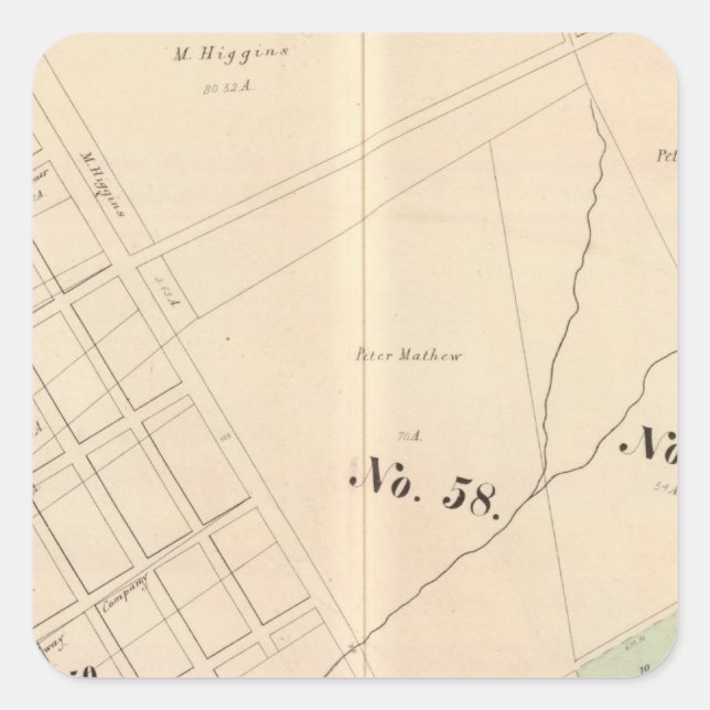 Oakland, vicinity 14 square sticker (Front)