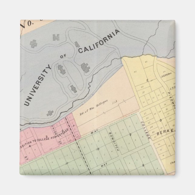 Oakland, vicinity 16 magnet (Front)