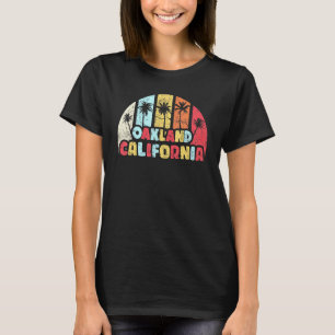 Oakland Vintage California Beach Retro Oakland Sun T-Shirt