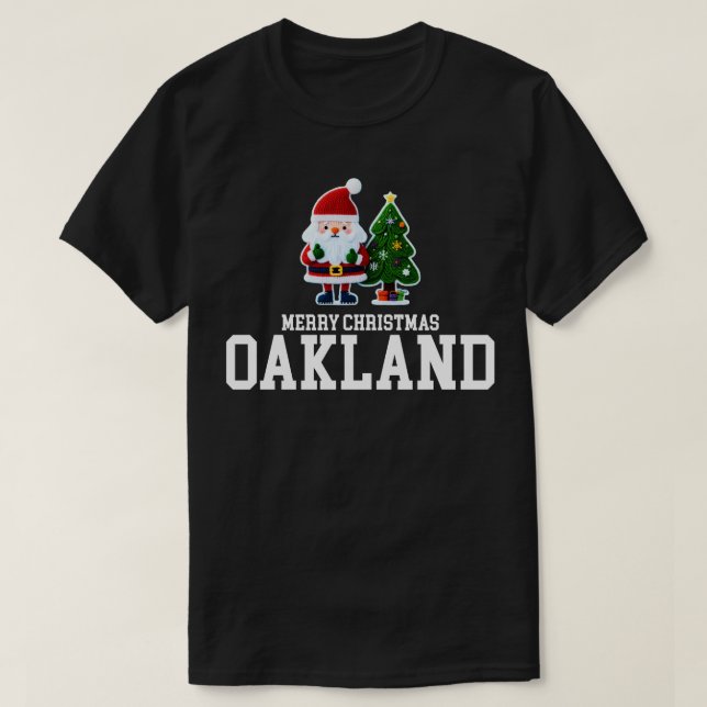 Oakland Xmas T-Shirt (Design Front)