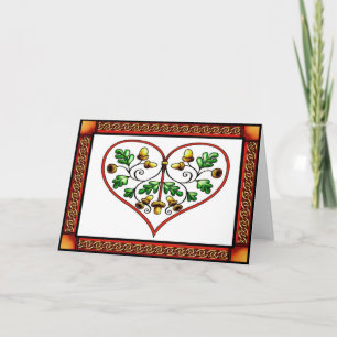 Oakleaf Heart Card