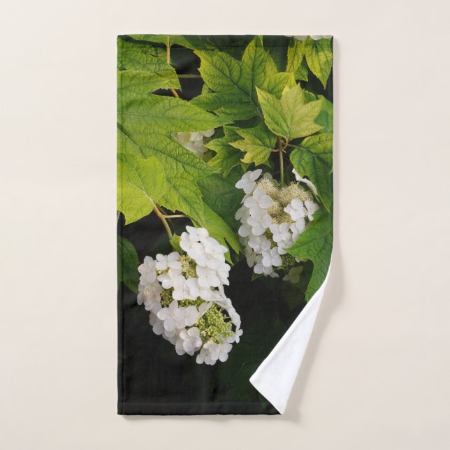 Oakleaf Hydrangea Hand Towel (Hand Towel)