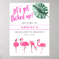 OAKLEY Flamingo Hot Pink Bachelorette Welcome