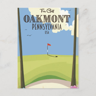 Oakmont Pennsylvania Golf Postcard