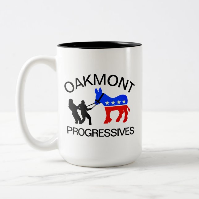 Oakmont Progressives Two-Tone Coffee Mug (Left)