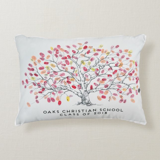 Oaks Christian School Class of 2018 Decorative Cushion (Front)