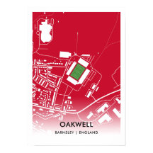 Oakwell Poster – Home of Barnsley Poster