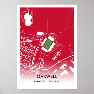 Oakwell Poster – Home of Barnsley Poster