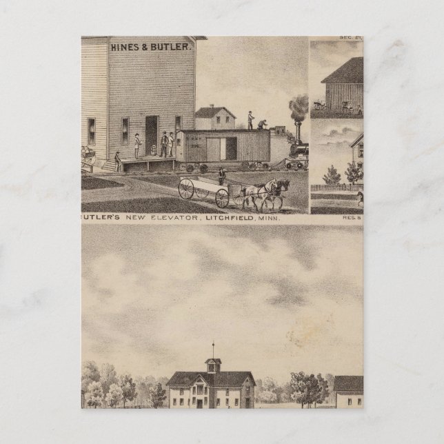 Oakwood Farm, Minnesota Postcard (Front)