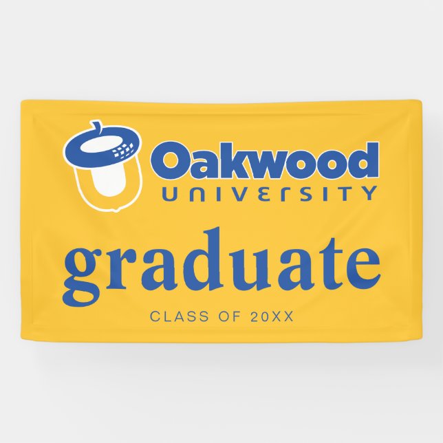 Oakwood University Graduation Banner (Horizontal)