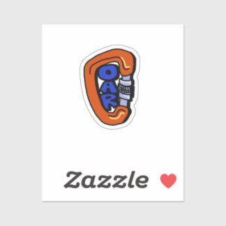 OAR Carabiner Sticker