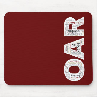OAR Mousepad- Red Mouse Mat