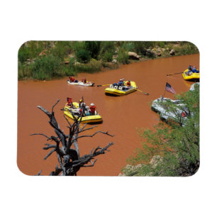 Oar powered rafts turn into the Colorado River Magnet
