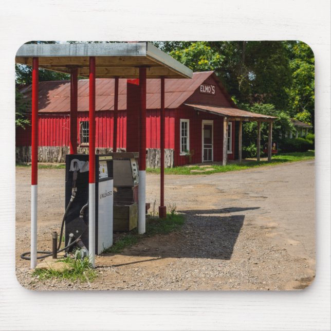 Oark Gas Pumps Mouse Mat (Front)