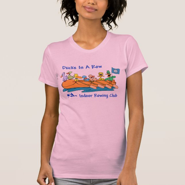 Oars and a flag on front T-Shirt (Front)